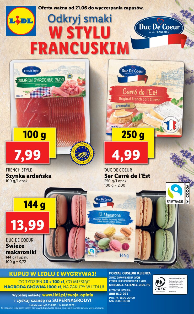 Gazetka OFERTA WAŻNA OD 21.06 DO 26.06