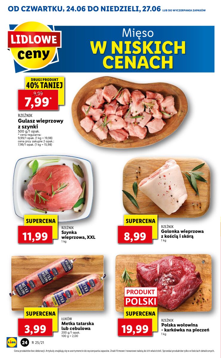 Gazetka OFERTA WAŻNA OD 24.06 DO 27.06