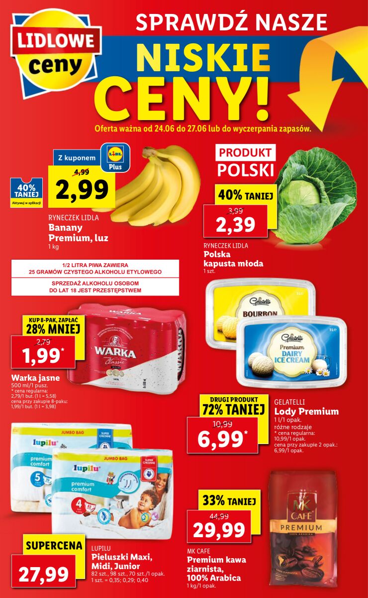 Gazetka OFERTA WAŻNA OD 24.06 DO 27.06