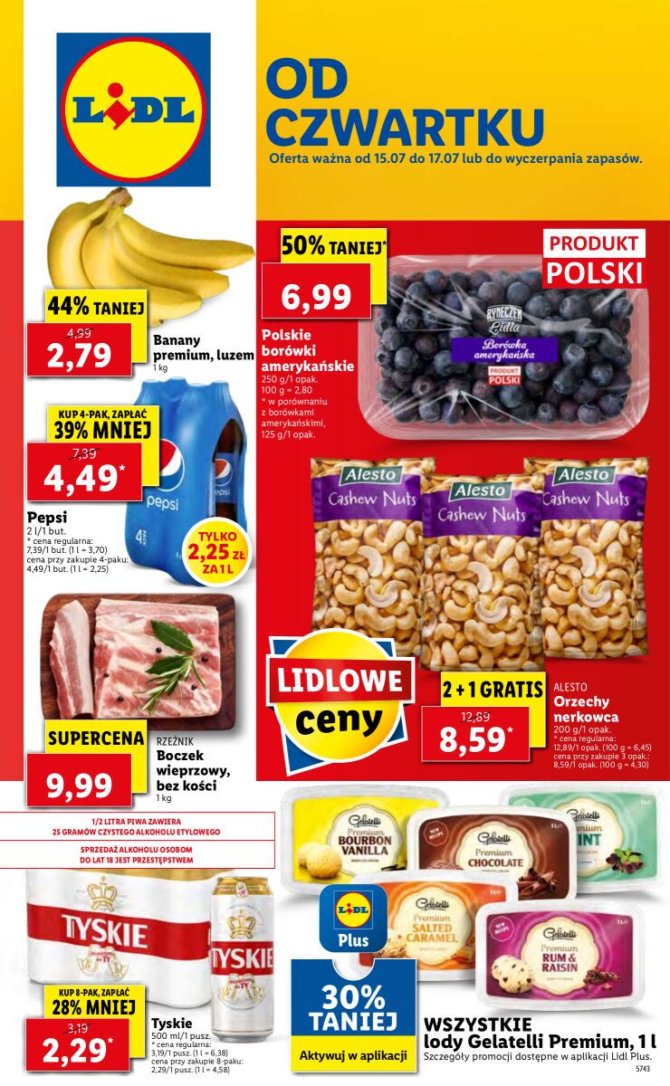 Gazetka OFERTA WAŻNA OD 15.07 DO 17.07