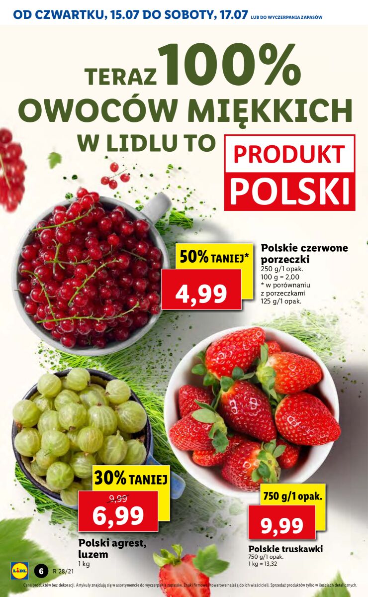 Gazetka OFERTA WAŻNA OD 15.07 DO 17.07