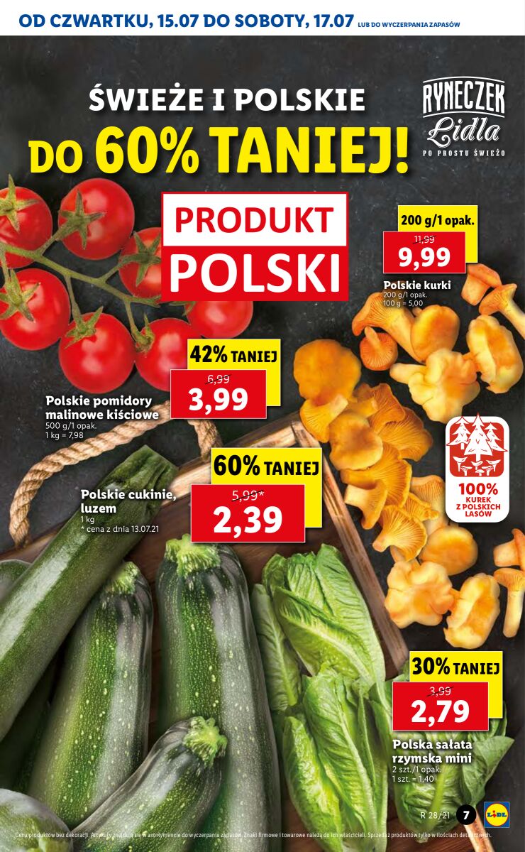 Gazetka OFERTA WAŻNA OD 15.07 DO 17.07