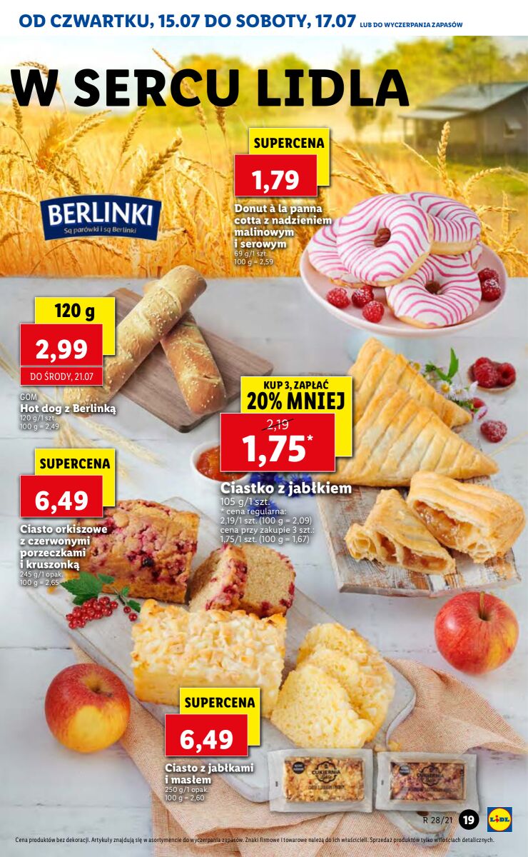 Gazetka OFERTA WAŻNA OD 15.07 DO 17.07