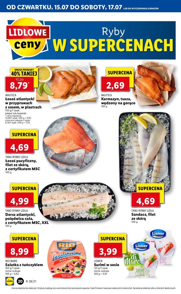 Gazetka OFERTA WAŻNA OD 15.07 DO 17.07