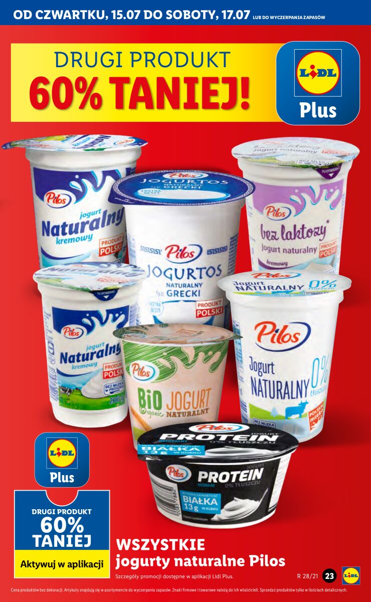 Gazetka OFERTA WAŻNA OD 15.07 DO 17.07