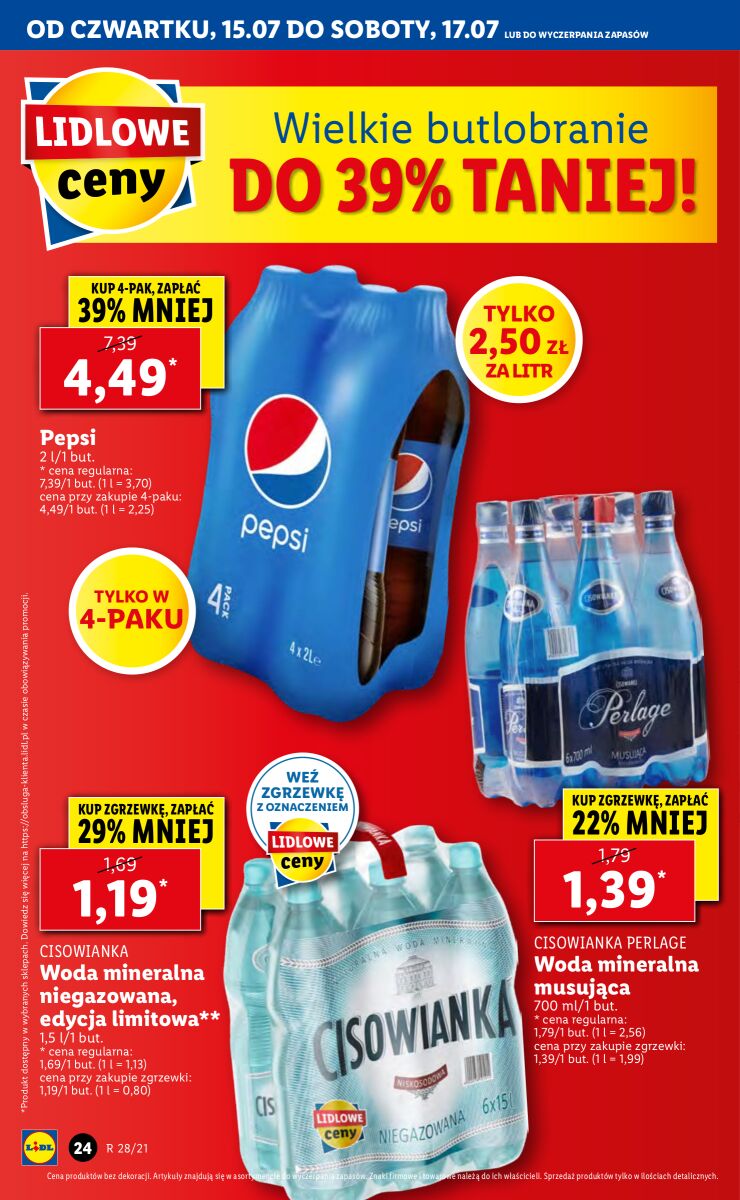 Gazetka OFERTA WAŻNA OD 15.07 DO 17.07