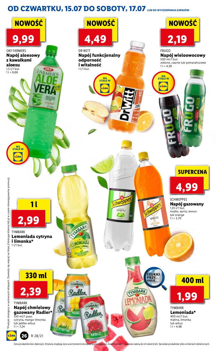 Gazetka OFERTA WAŻNA OD 15.07 DO 17.07