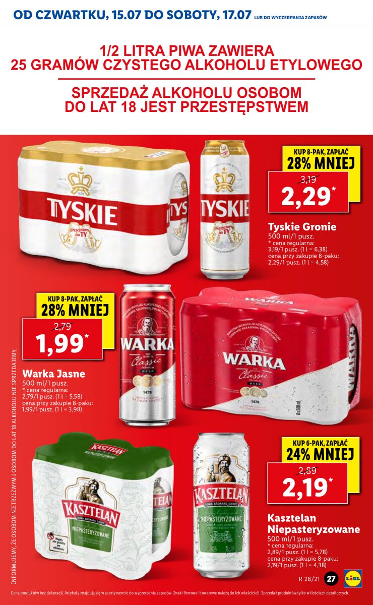 Gazetka OFERTA WAŻNA OD 15.07 DO 17.07