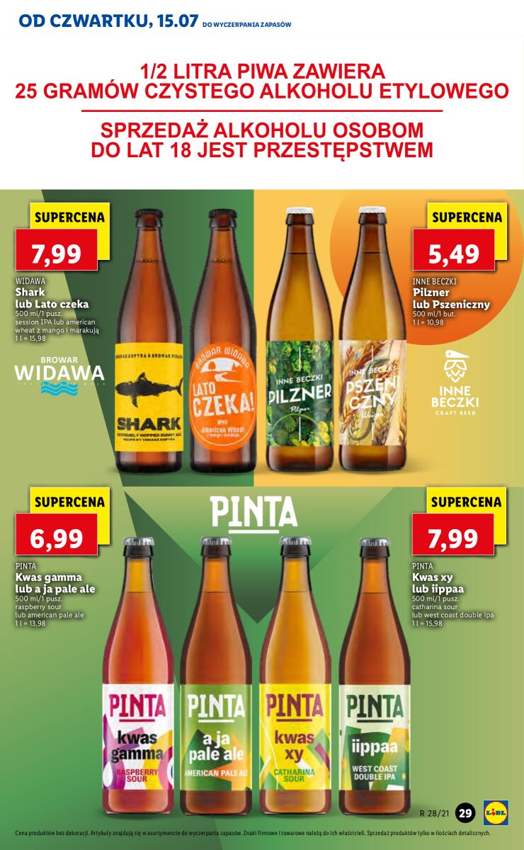Gazetka OFERTA WAŻNA OD 15.07 DO 17.07