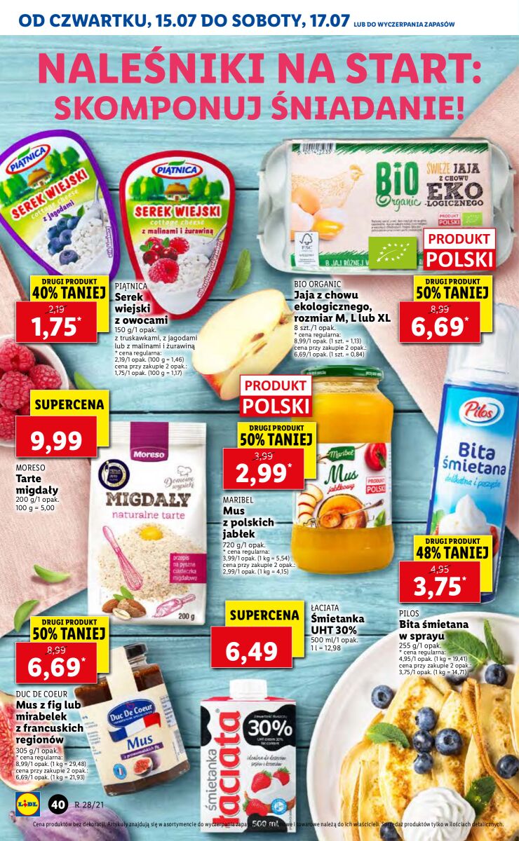 Gazetka OFERTA WAŻNA OD 15.07 DO 17.07