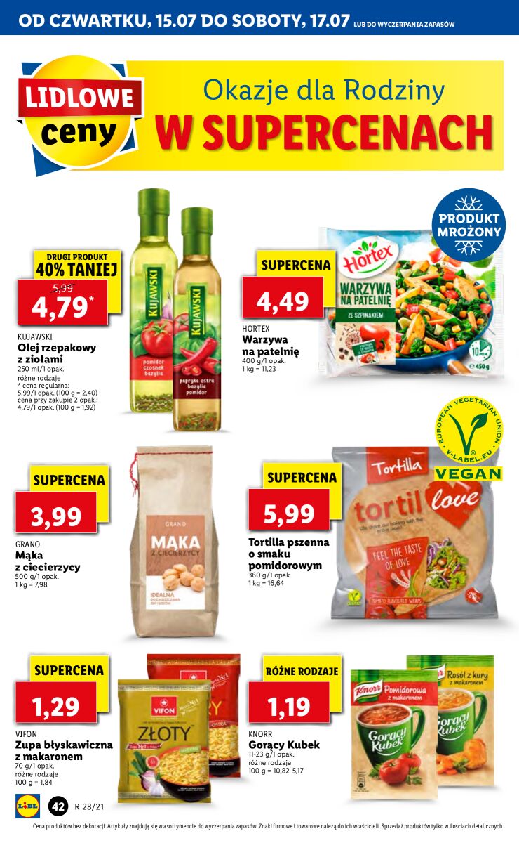 Gazetka OFERTA WAŻNA OD 15.07 DO 17.07