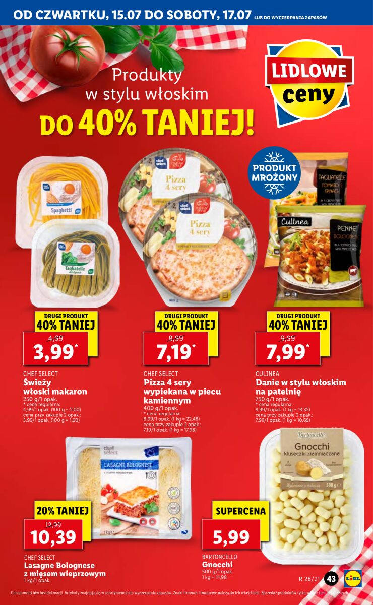 Gazetka OFERTA WAŻNA OD 15.07 DO 17.07