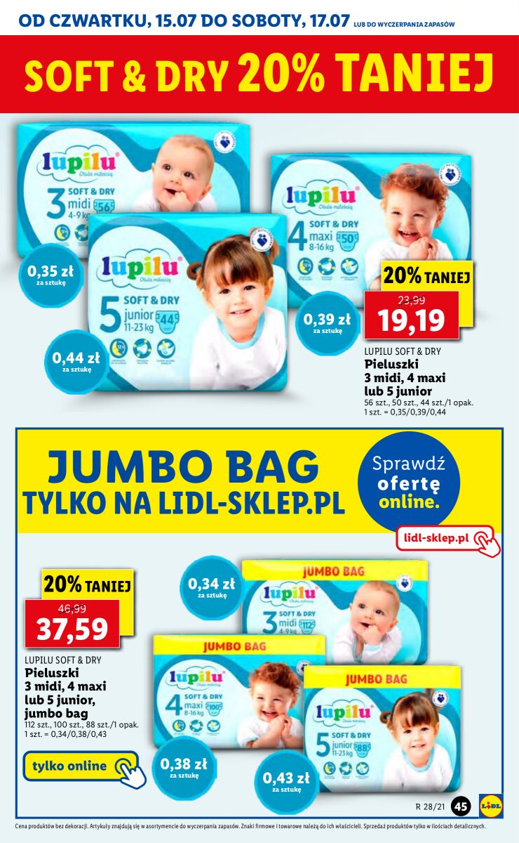 Gazetka OFERTA WAŻNA OD 15.07 DO 17.07