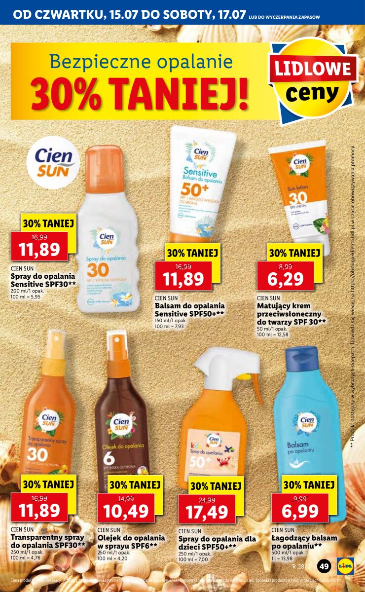 Gazetka OFERTA WAŻNA OD 15.07 DO 17.07