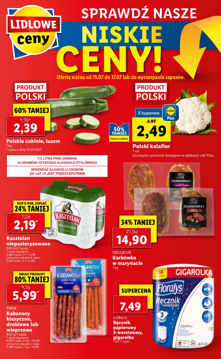 Gazetka OFERTA WAŻNA OD 15.07 DO 17.07