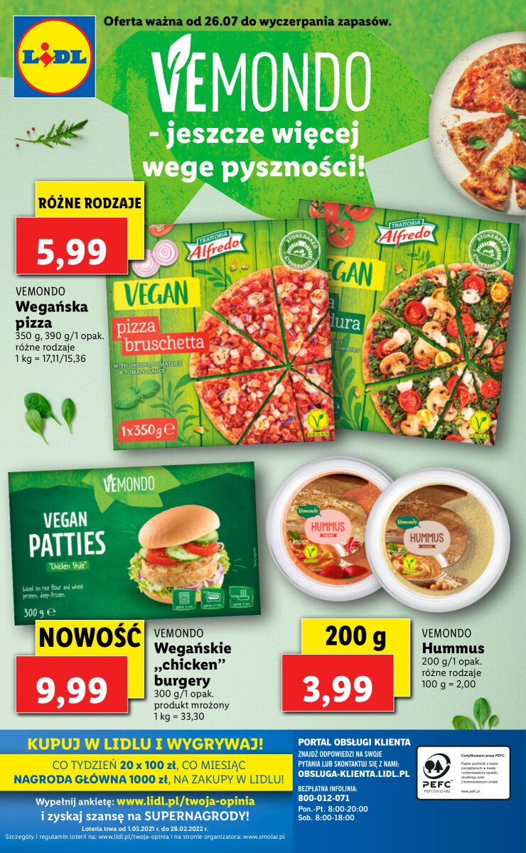 Gazetka OFERTA WAŻNA OD 26.07 DO 31.07