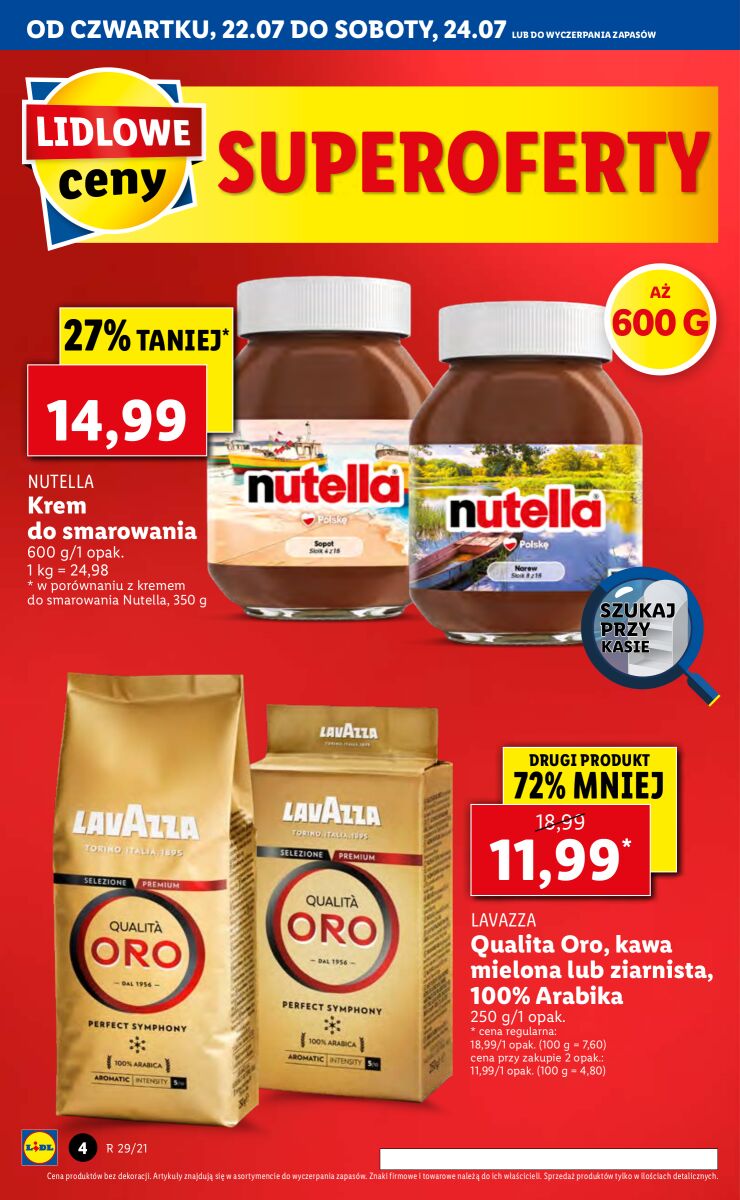 Gazetka OFERTA WAŻNA OD 22.07 DO 24.07