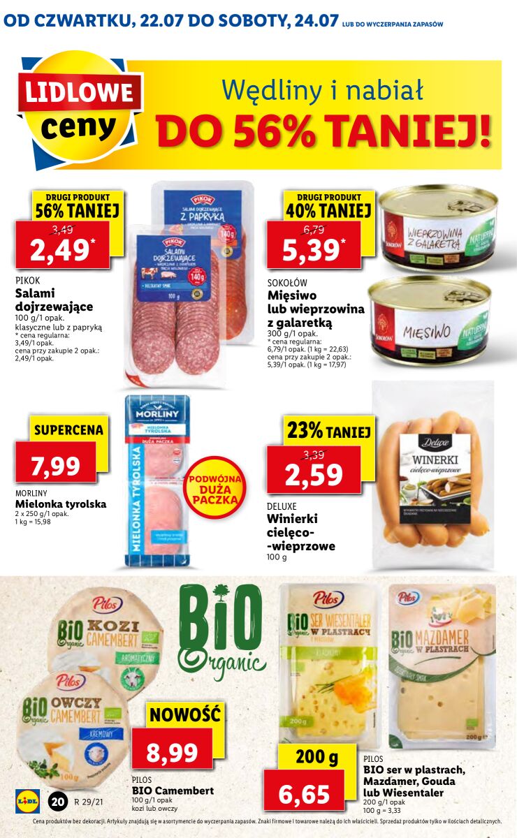 Gazetka OFERTA WAŻNA OD 22.07 DO 24.07