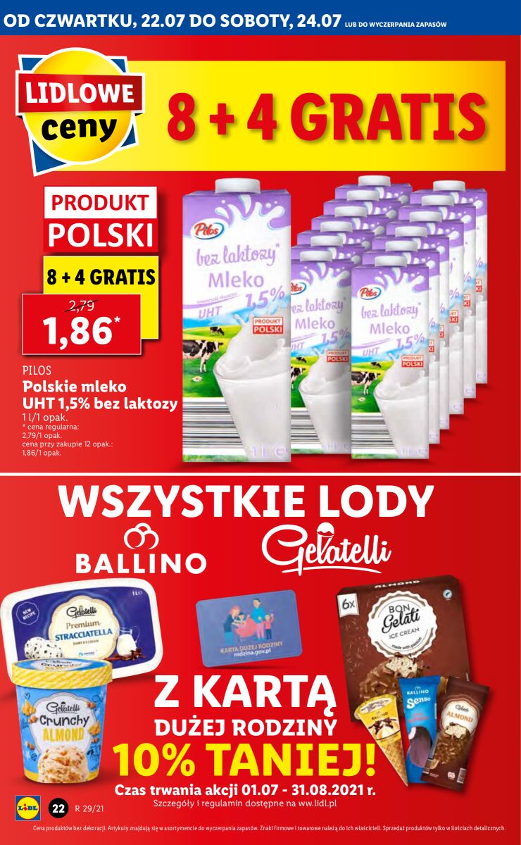 Gazetka OFERTA WAŻNA OD 22.07 DO 24.07