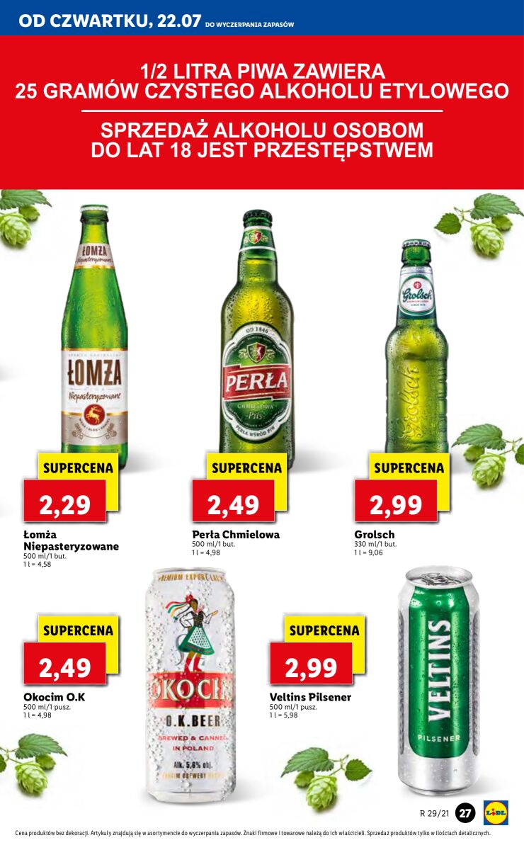Gazetka OFERTA WAŻNA OD 22.07 DO 24.07