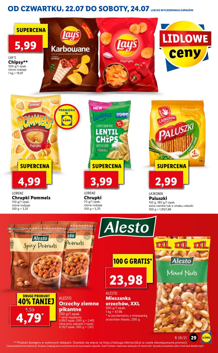 Gazetka OFERTA WAŻNA OD 22.07 DO 24.07