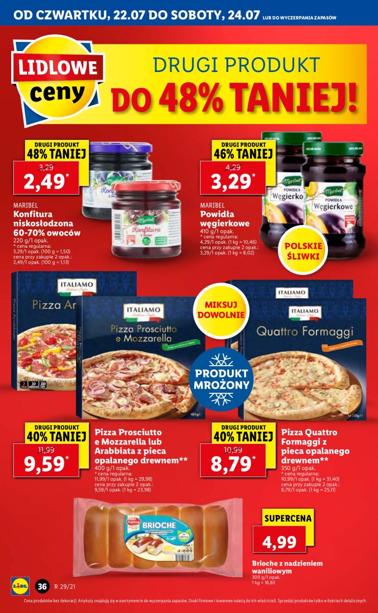 Gazetka OFERTA WAŻNA OD 22.07 DO 24.07