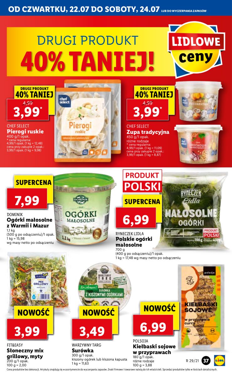 Gazetka OFERTA WAŻNA OD 22.07 DO 24.07