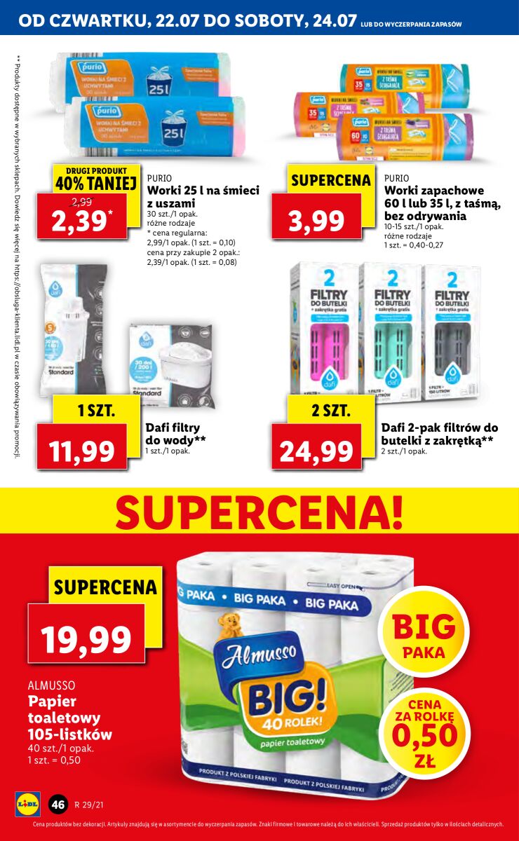 Gazetka OFERTA WAŻNA OD 22.07 DO 24.07