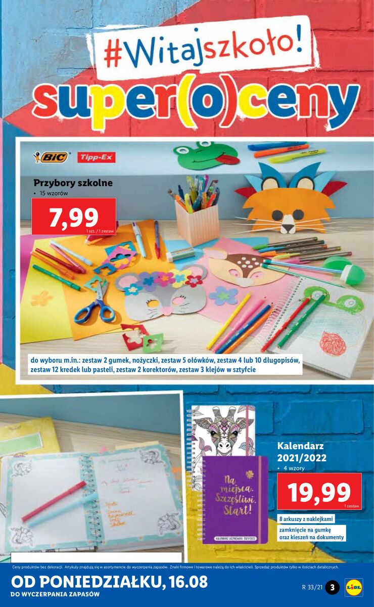 Gazetka OFERTA WAŻNA OD 16.08 DO 21.08