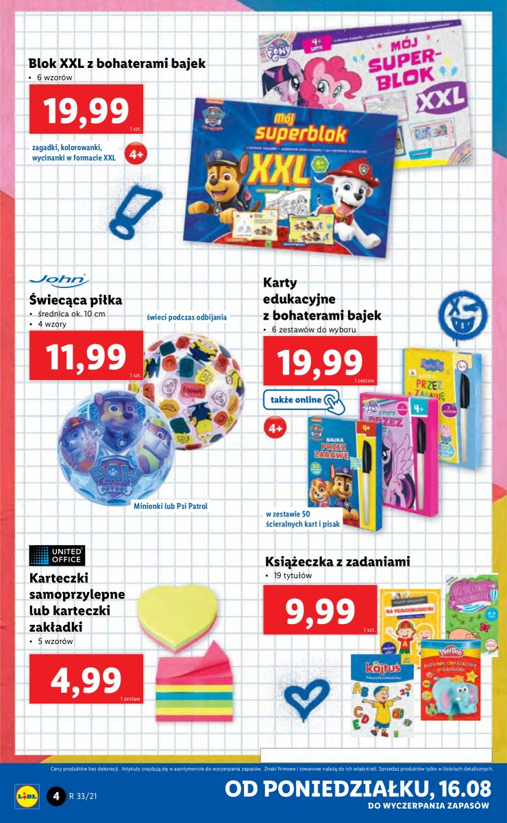 Gazetka OFERTA WAŻNA OD 16.08 DO 21.08