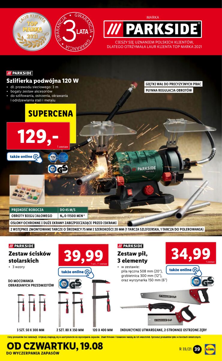 Gazetka OFERTA WAŻNA OD 16.08 DO 21.08