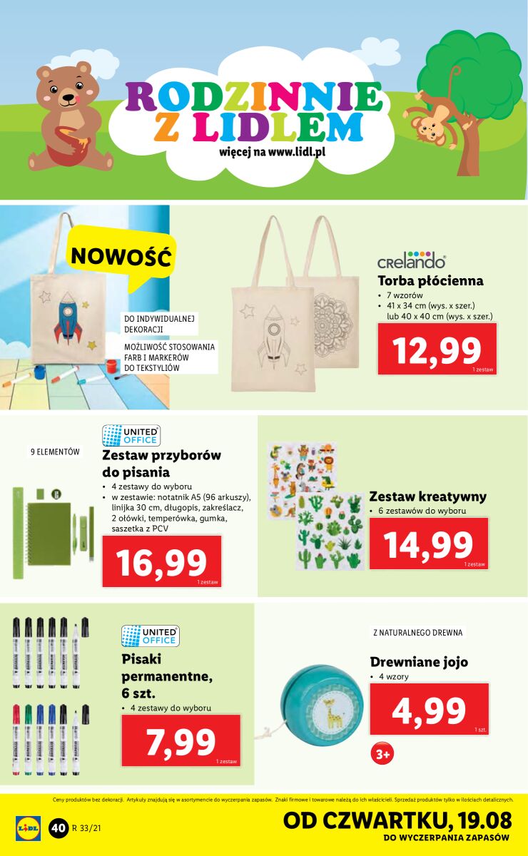 Gazetka OFERTA WAŻNA OD 16.08 DO 21.08