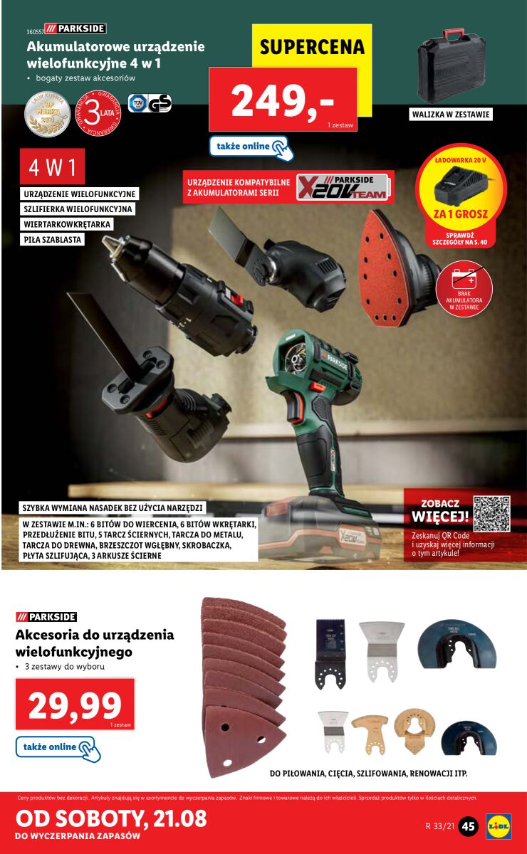 Gazetka OFERTA WAŻNA OD 16.08 DO 21.08