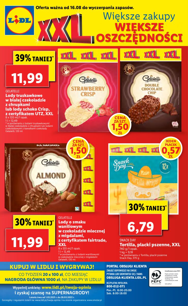 Gazetka OFERTA WAŻNA OD 16.08 DO 21.08