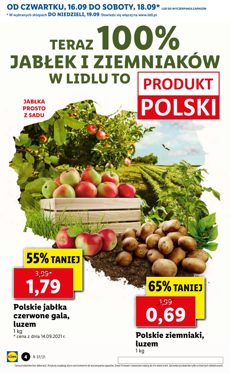 Gazetka OFERTA WAŻNA OD 16.09 DO 19.09