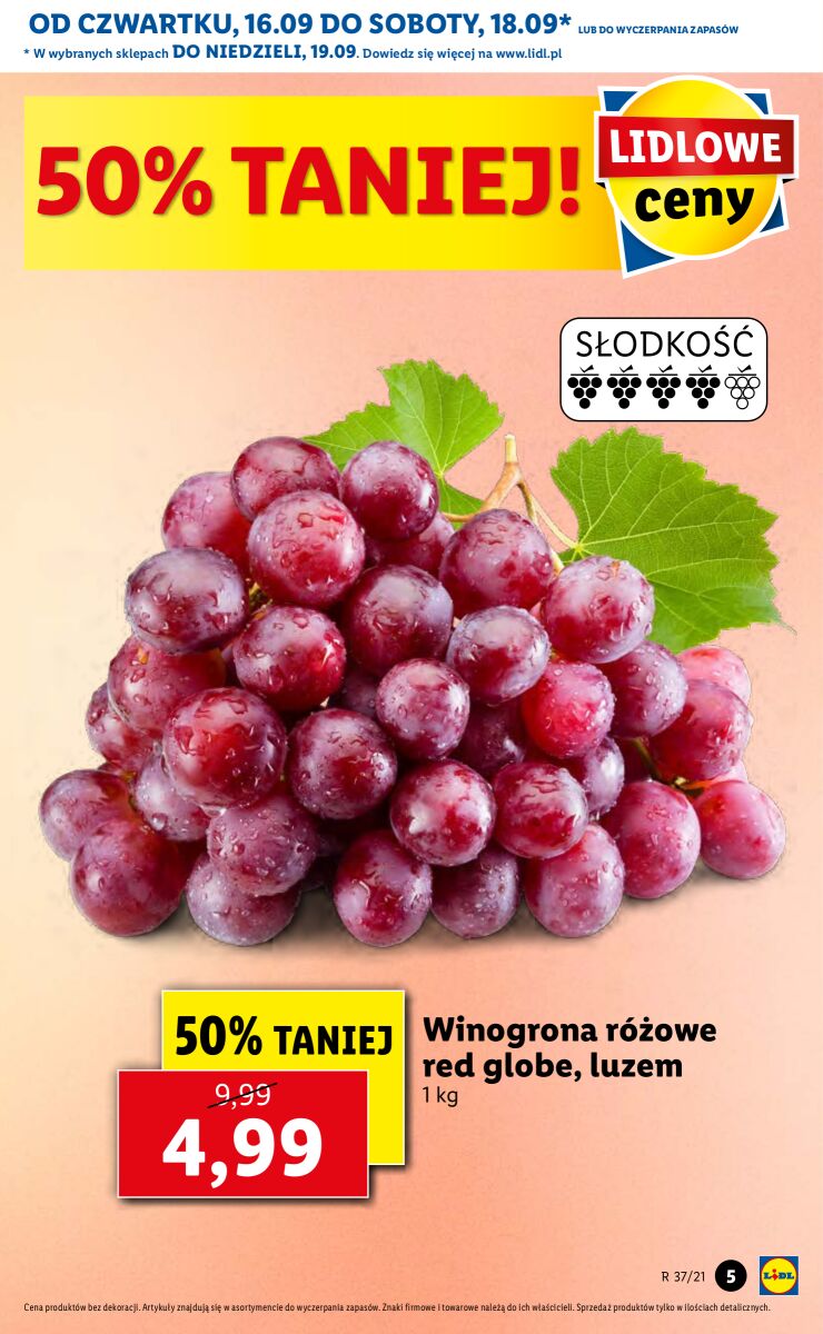 Gazetka OFERTA WAŻNA OD 16.09 DO 19.09