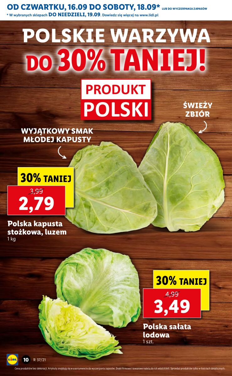 Gazetka OFERTA WAŻNA OD 16.09 DO 19.09
