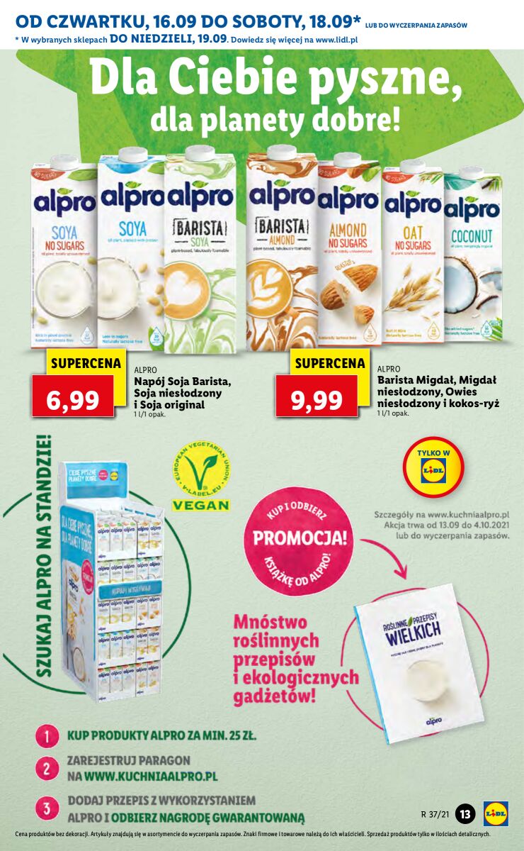 Gazetka OFERTA WAŻNA OD 16.09 DO 19.09