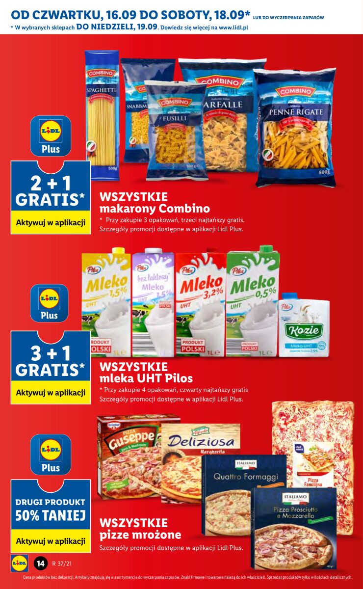 Gazetka OFERTA WAŻNA OD 16.09 DO 19.09