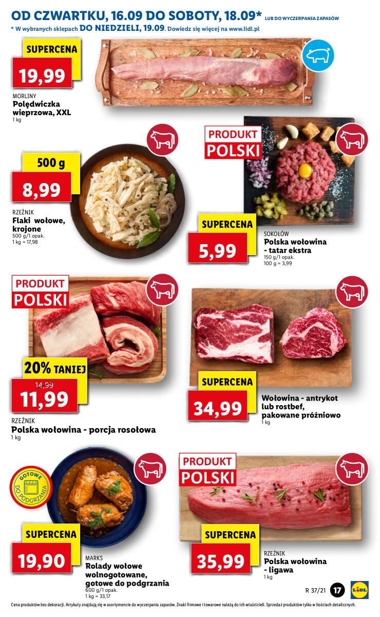 Gazetka OFERTA WAŻNA OD 16.09 DO 19.09