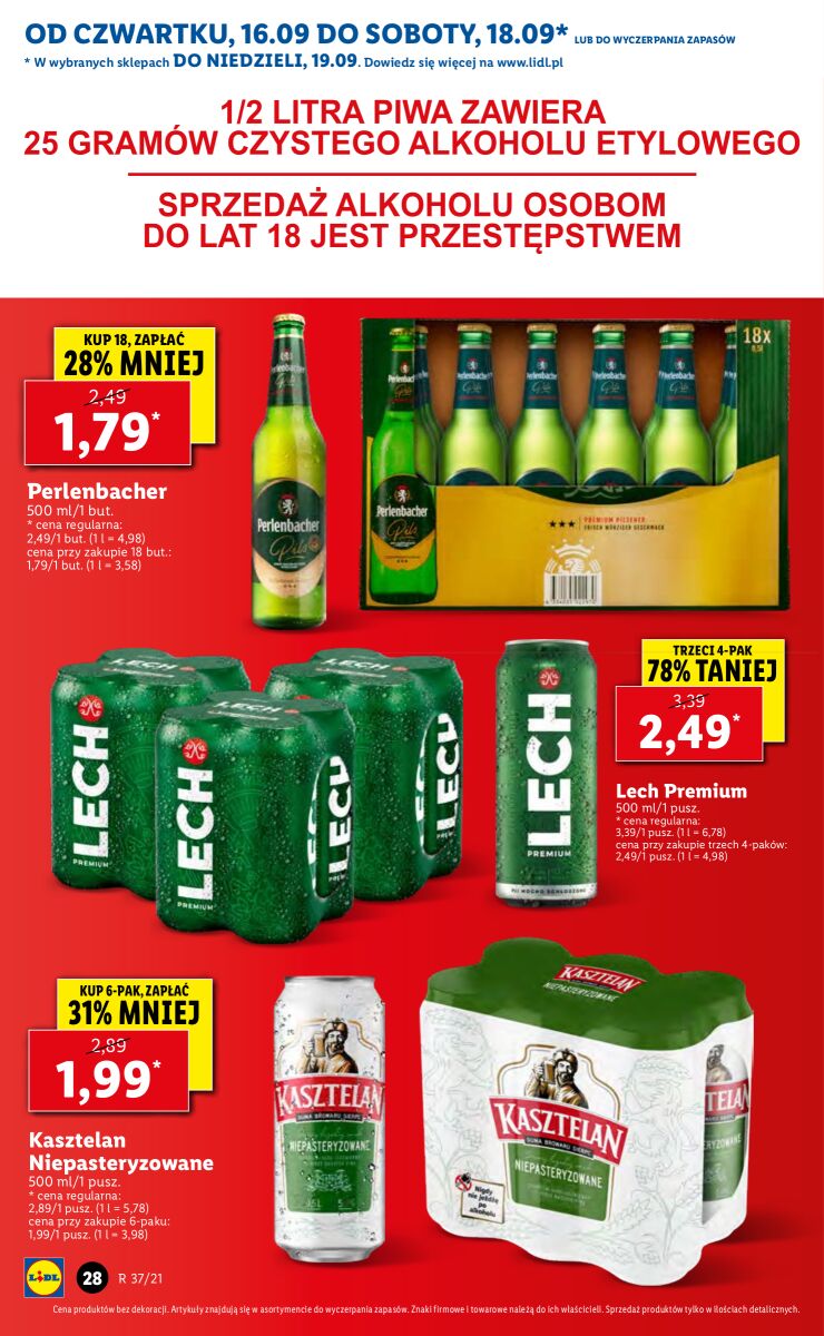 Gazetka OFERTA WAŻNA OD 16.09 DO 19.09