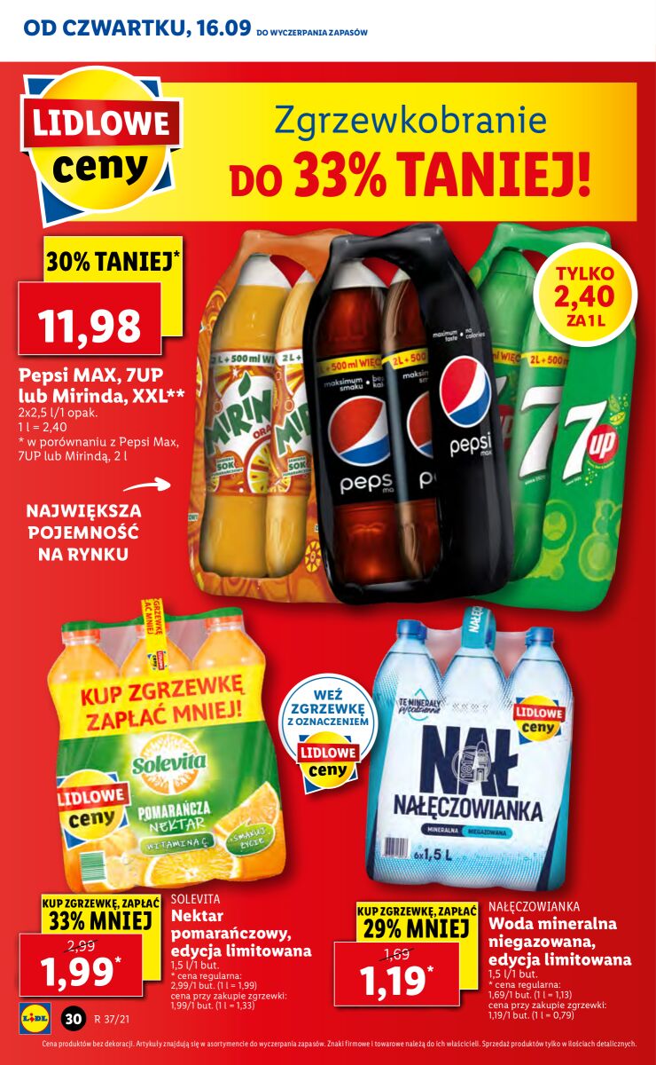 Gazetka OFERTA WAŻNA OD 16.09 DO 19.09
