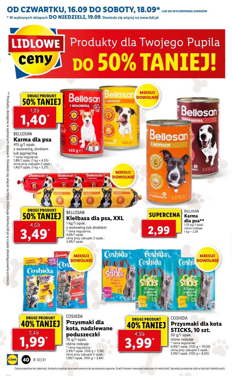 Gazetka OFERTA WAŻNA OD 16.09 DO 19.09