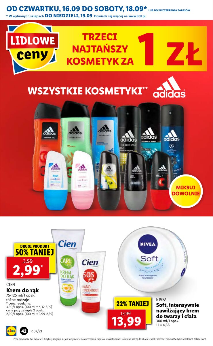 Gazetka OFERTA WAŻNA OD 16.09 DO 19.09