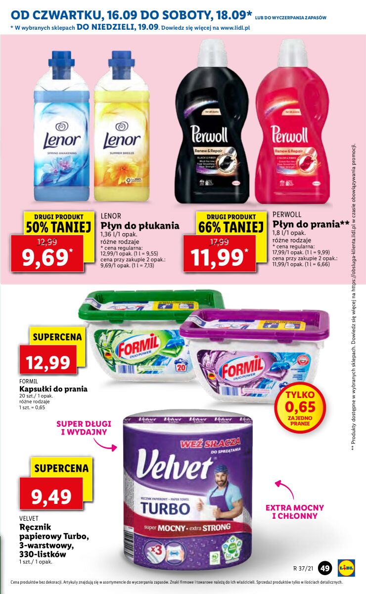 Gazetka OFERTA WAŻNA OD 16.09 DO 19.09