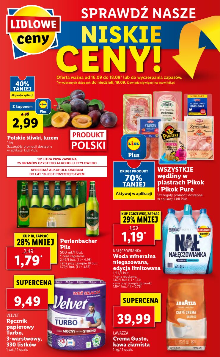 Gazetka OFERTA WAŻNA OD 16.09 DO 19.09