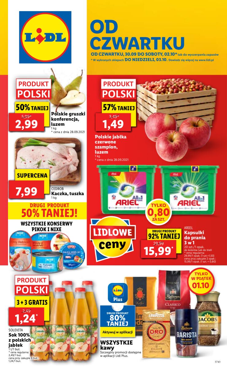 Gazetka Lidl - od 30 września 2021