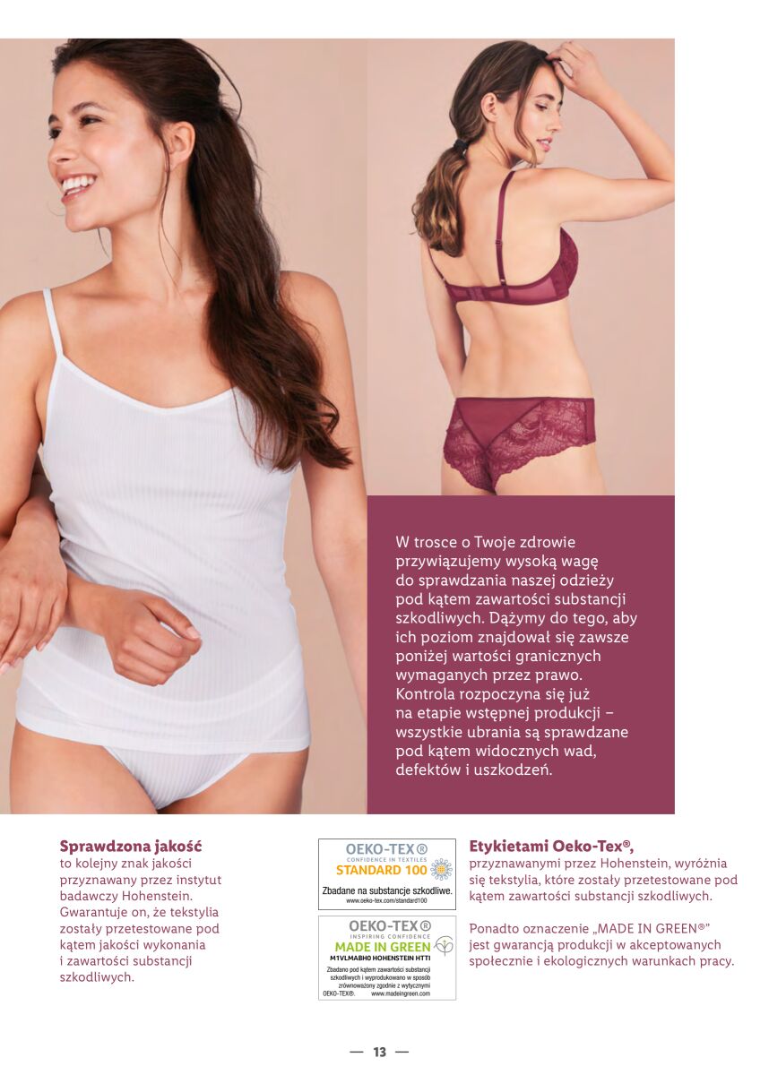 Gazetka KATALOG BIELIZNY DAMSKIEJ