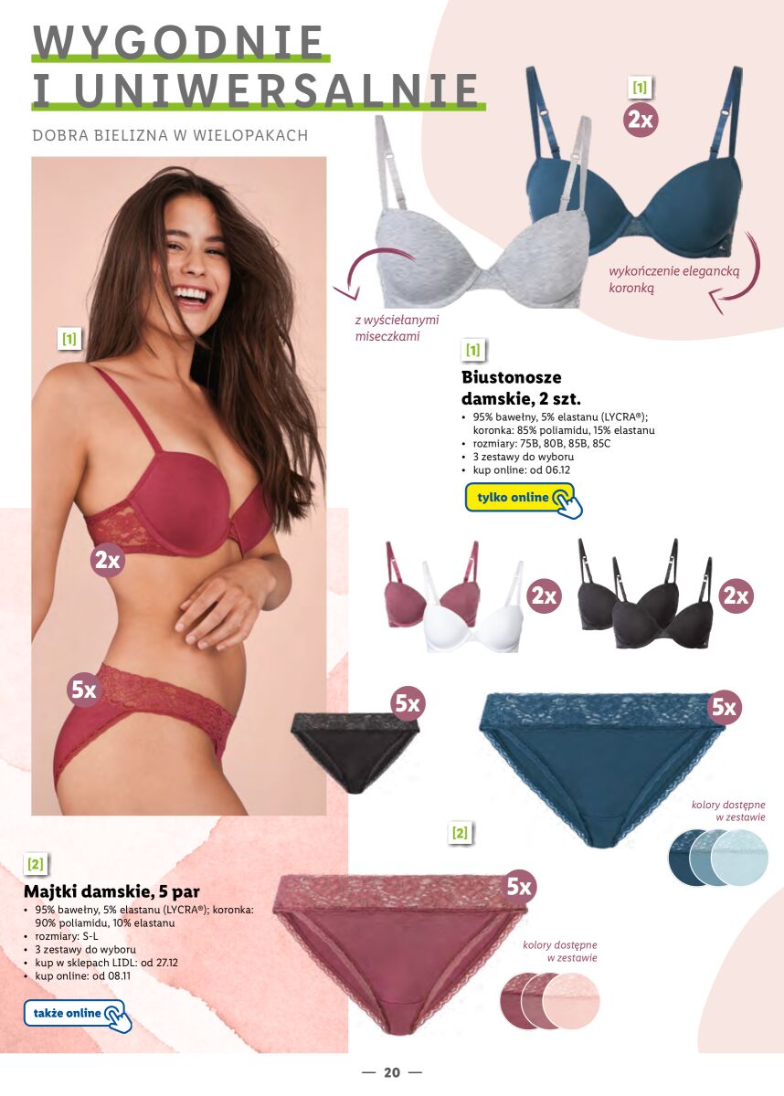 Gazetka KATALOG BIELIZNY DAMSKIEJ