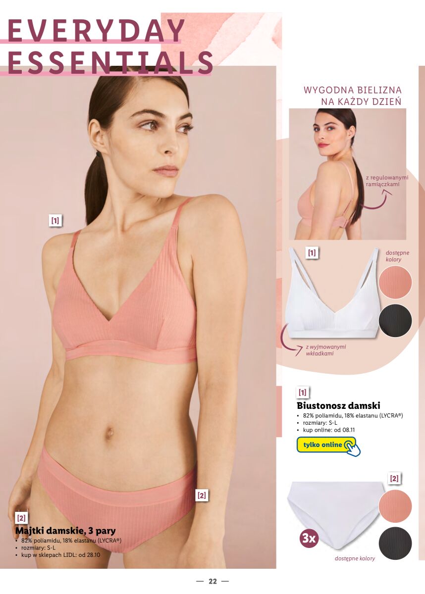 Gazetka KATALOG BIELIZNY DAMSKIEJ